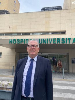 Archivo - Francisco Javier Vadillo tras ser nombrado gerente del Hospital Universitario de Jaén en marzo de 2023.