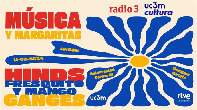 Cartel de la fiesta de Radio 3.