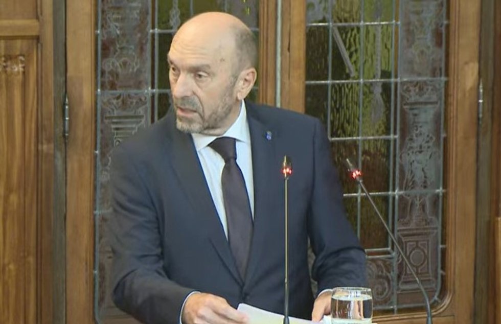 El presidente de la JGPA, Juan Cofiño