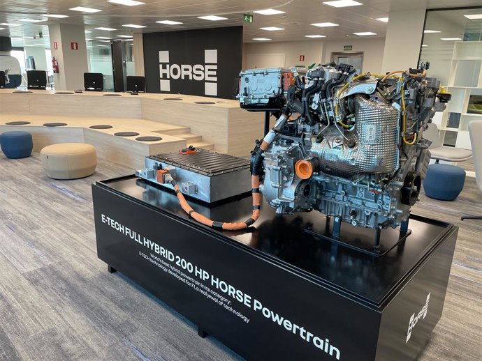 Archivo - Motor en las instalaciones Horse.