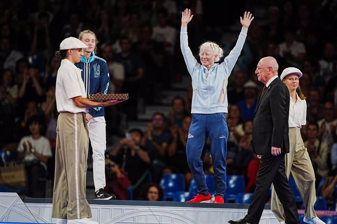 Marta Arce, medalla de bronce en la competición de judo 57 kg J2 en los Juegos Paralímpicos de París