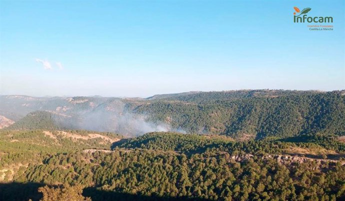 Incendio en Cortijo de Tortas, pedanía perteneciente a Paterna del Madera