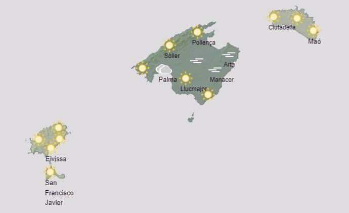 El tiempo hoy, sábado 7 de septiembre, en Baleares.