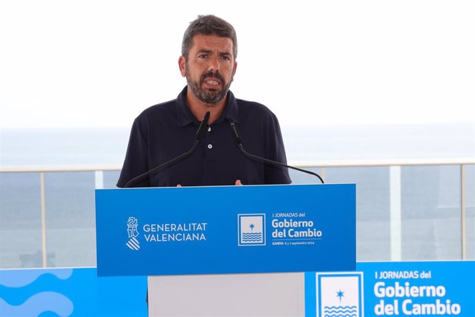 El 'president' de la Generalitat, Carlos Mazón, tras las 'I Jornadas del Gobierno del Cambio'