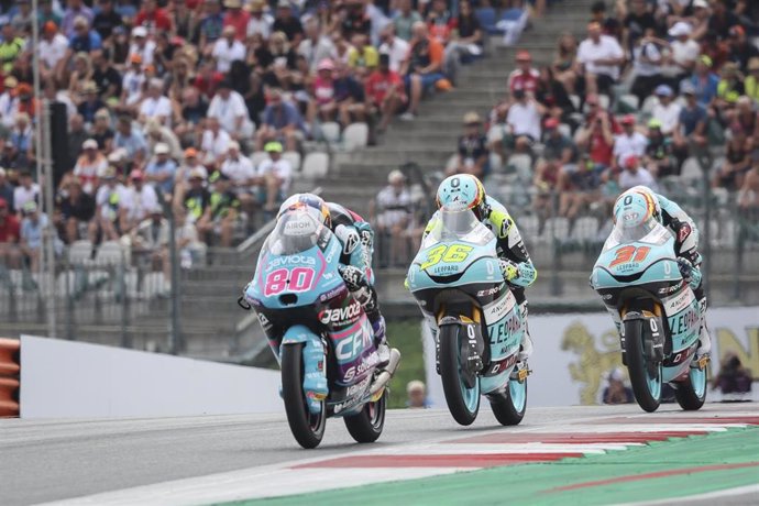 80 ALONSO David (col), CFMoto Aspar Team, CF Moto Moto3, action during the 2024 Moto3 Motorrad Grand Prix von Osterreich, 2024 Moto3 Austrian Grand Prix, on the Red Bull Ring, from August 16 to 18, 2024 in Austria, Spielberg - Photo Studio Milagro / DPPI