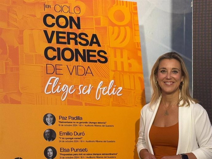 Presentación del I ciclo  'Conversaciones de Vida. Elige ser feliz', que se desarrollará entre septiembre y noviembre.