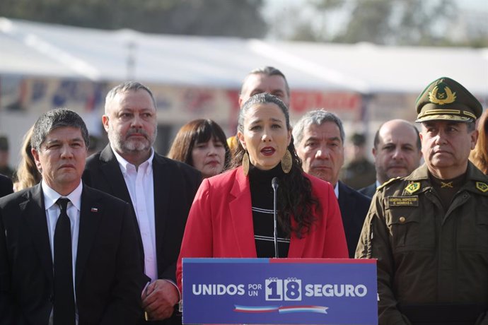 Santiago, 5 de septiembre 2024 El subsecretario del Interior, encabeza punto de prensa en el que se informa las medidas para un, 18 seguro, bajo el nombre de, Plan integral de Seguridad en Fiestas Patrias. Jonnathan Oyarzun/Aton Chile