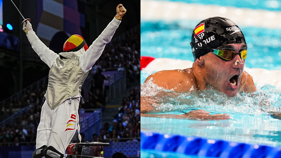 Judith Rodríguez y Miguel Luque, en los Juegos Paralímpicos de Paris 2024.