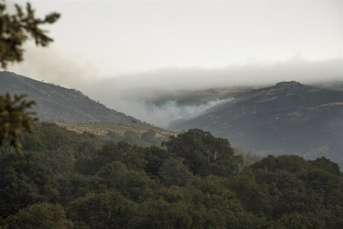 Humo en un incendio