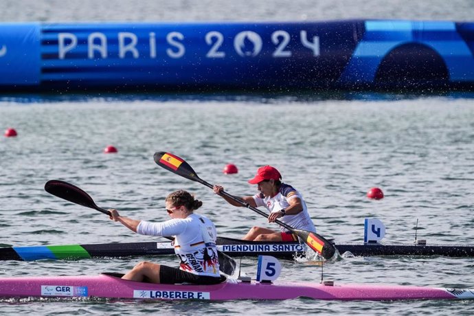 Araceli Menduiña durante la final de KL3 de Paris 2024