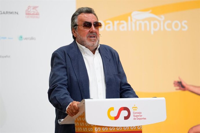 Miguel Carballeda durante un acto como presidente del Comité Paralímpico Español