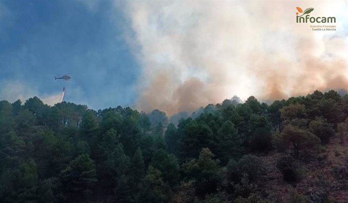 Incendio en Cortijo de Tortas (Albacete)