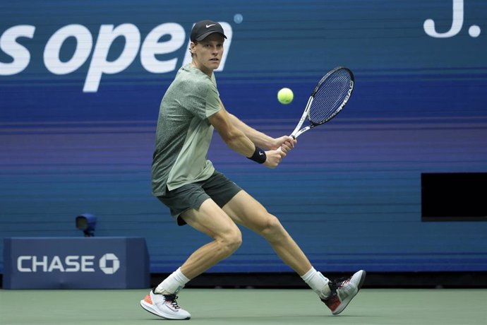 Jannik Sinner of Italy during day 12 of the 2024 US Open, Grand Slam tennis tournament on 6 September 2024 at USTA Billie Jean King National Tennis Center in New York, United States - Photo Jean Catuffe / DPPI