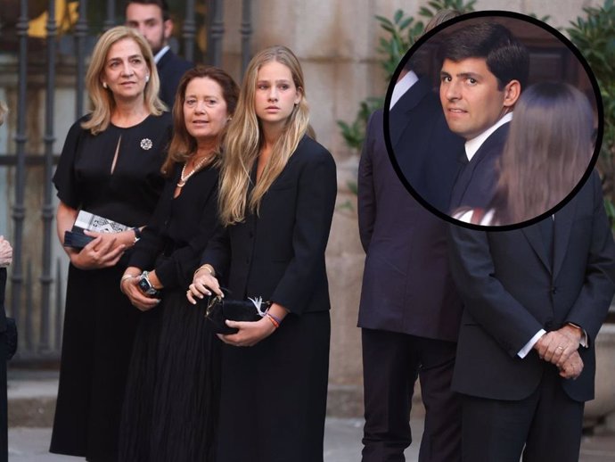 Irene Urdangarín y Juan Urquijo han coincidido en el funeral de Juan Gómez-Acebo