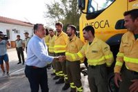 La cifra de hectáreas afectadas por incendios forestales en Andalucía este verano es inferior a la media de la década