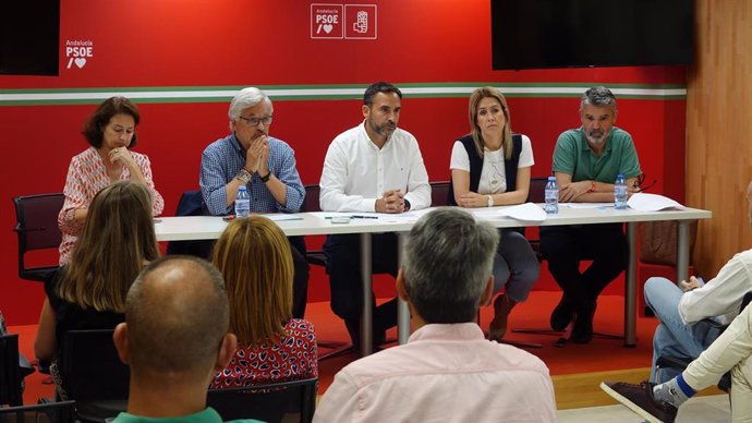 Imagen de archivo de una Comisión Ejecutiva Provincial del PSOE de Malaga.