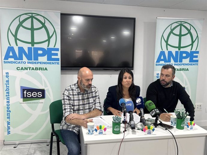 Rueda de prensa de ANPE Cantabria.