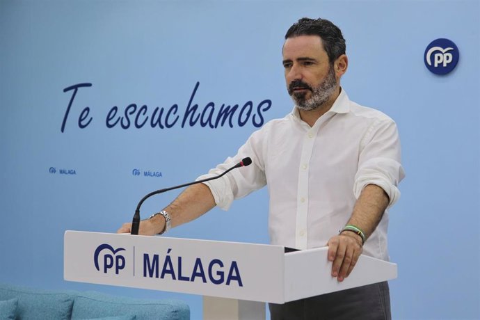 Archivo - El secretario general del PP de Málaga, José Ramón Carmona, en una imagen de archivo.