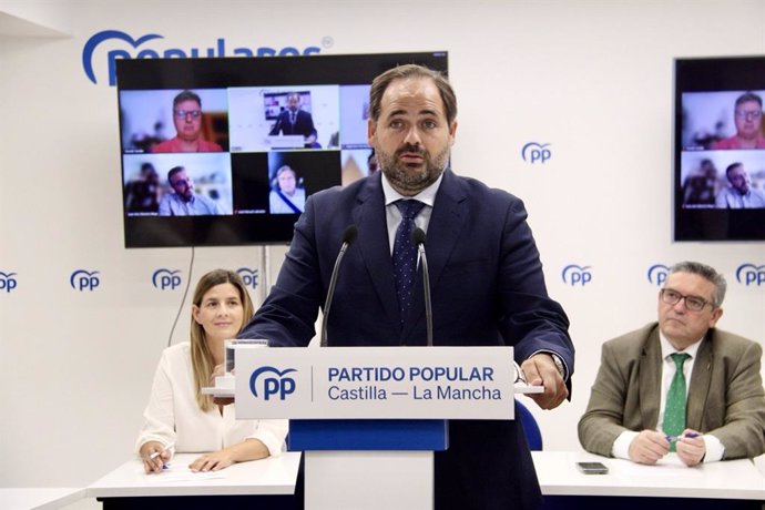 El Presidente Del PP De Castilla-La Mancha, Paco Núñez.