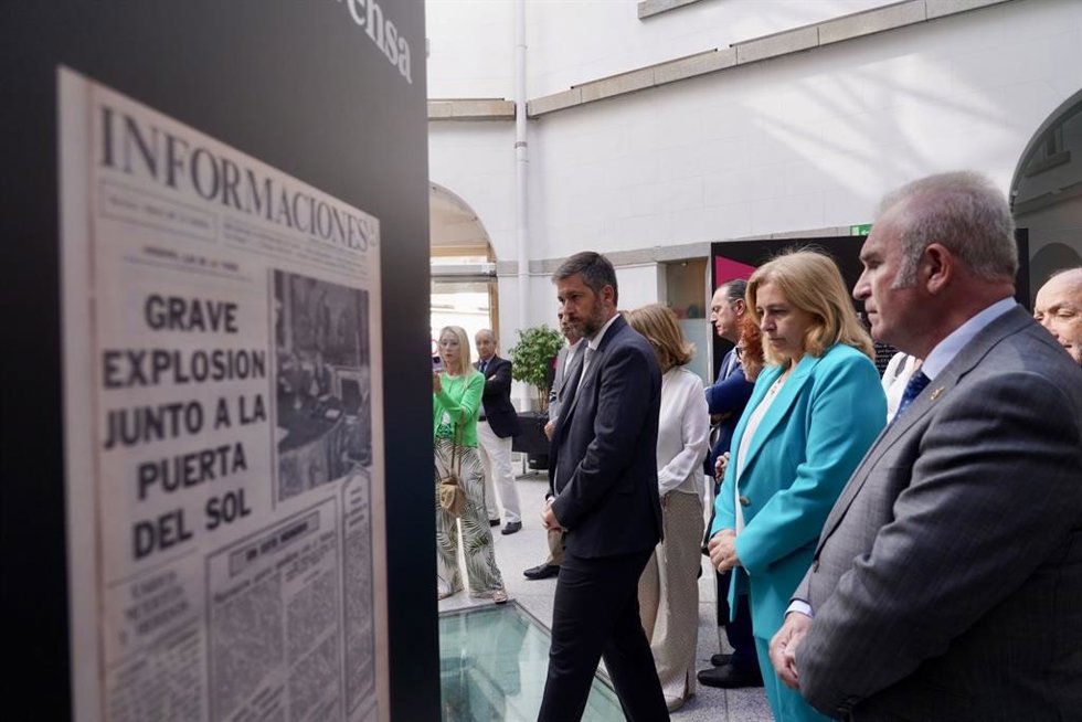 Exposición en recuerdo a las víctimas del atentado terrorista de ETA en la Calle del Correo en la Real Casa de Postas