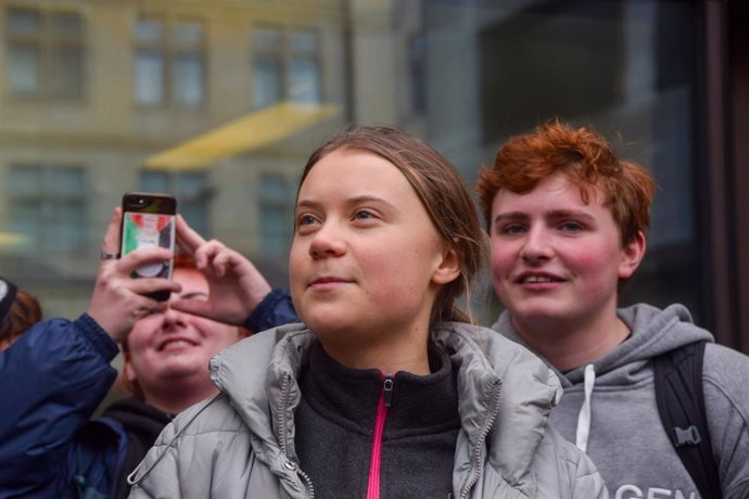 Archivo - Imagen de archivo de la joven activista sueca Greta Thunberg