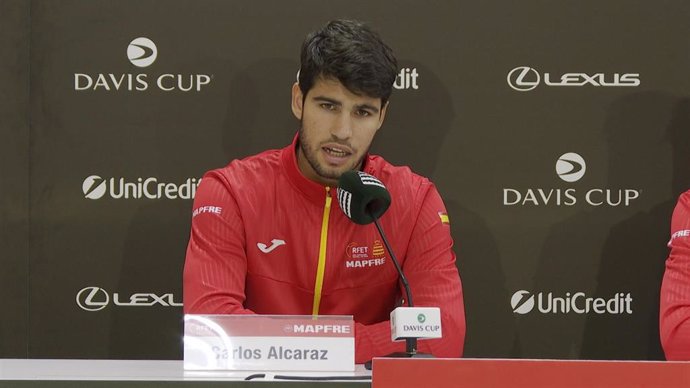 Alcaraz, "motivado" para jugar la Copa Davis "en casa": "Tengo muchas ganas de sentir el cariño de la gente"