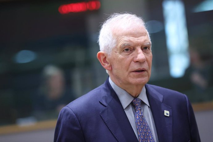 Archivo - BRUSSELS, March 23, 2024  -- Josep Borrell, High Representative of the European Union (EU) for Foreign Affairs and Security Policy, is seen during the EU summit in Brussels, Belgium, on March 22, 2024.