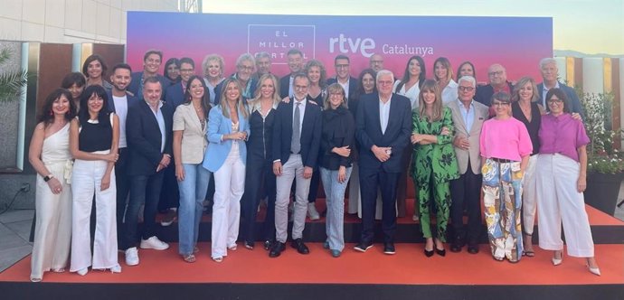 Presentación de la temporada de RTVE Catalunya, con su director Esteve Crespo.