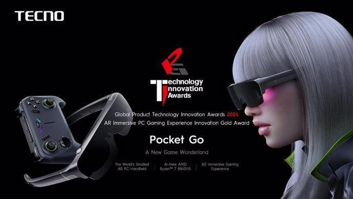 AR Immersive PC Gaming Experience Innovation Gold Award - TECNO Pocket Go