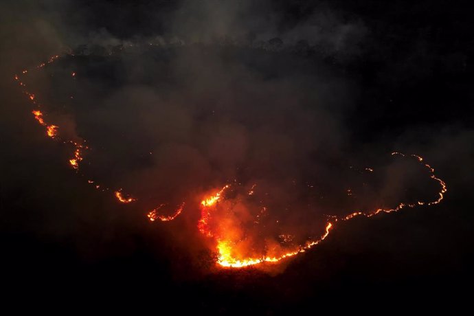 Incendio en Brasil