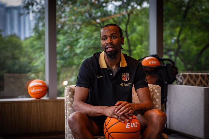 El nuevo jugador del Barça de baloncesto Kevin Punter