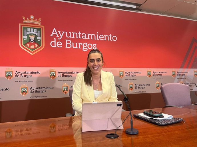 Andrea Ballesteros durante la rueda de prensa.