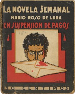 Uno de los documentos que se puede ver en la exposición sobre Roso de Luna en la sala de Pintores 10 de Cáceres