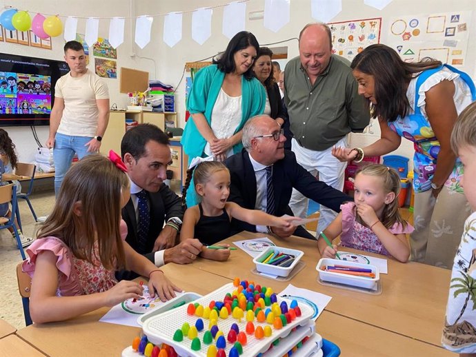 Visita al colegio San Marcos con motivo del inicio del curso 2024-2025.