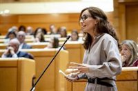 Mónica García defiende en el Senado el trabajo de Sanidad para luchar contra la corrupción
