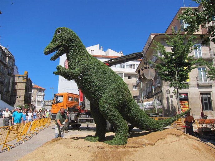 Archivo - Dinoseto en Porta do Sol de Vigo