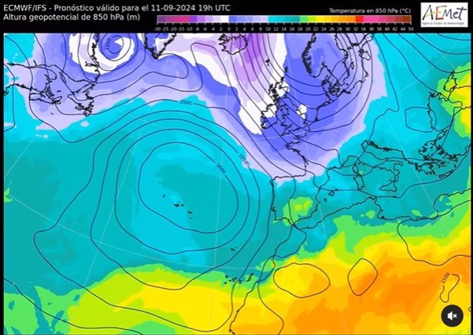 Las mínimas bajarán de los 10ºC en el norte peninsular durante los próximos días.