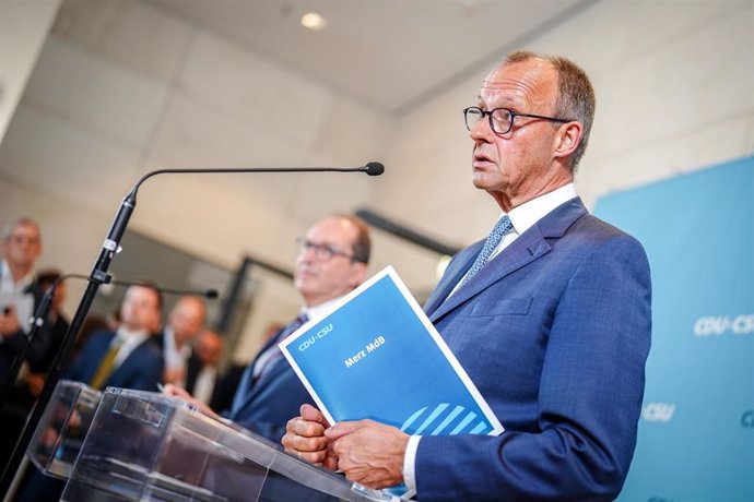 El líder de la Unión Demócrata Cristiana (CDU), Friedrich Merz