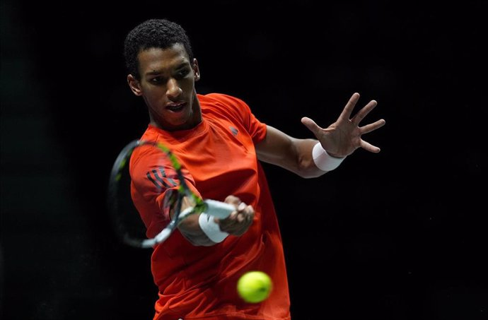 El tenista canadiense Félix Auger-Aliassime