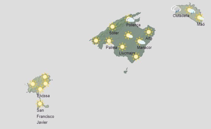 El tiempo hoy, miércoles 11 de septiembre, en Baleares.