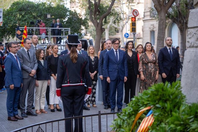 Ofrenda floral del Govern