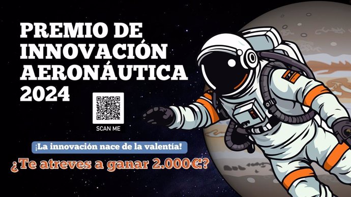 Cartel de la octava edición del Premio Innovación Aeronáutica del Coiae.