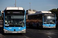 Los usuarios de la EMT caen un 4,8% en julio y suben un 9,6% los viajeros en Metro