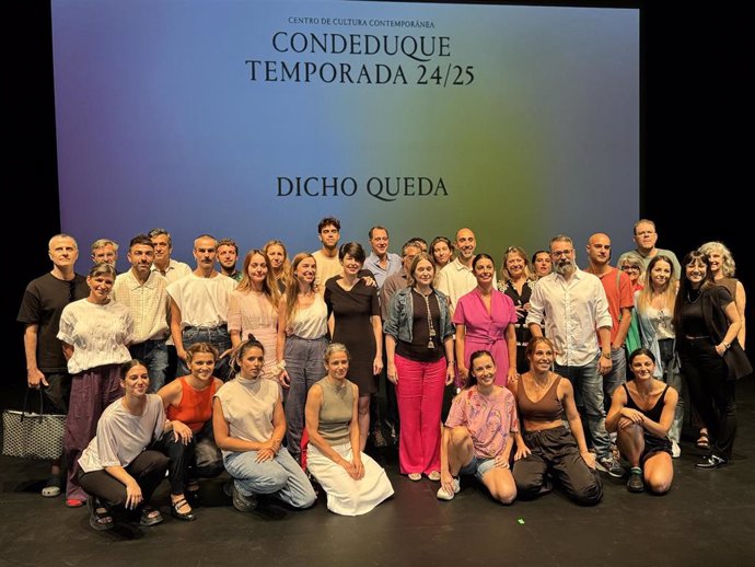 Foto de familia en la presentación de la nueva temporada de Condeduque.