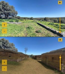 Aplicación de realidad aumentada que recrea una visita turística al castro vetón de Villasviejas del Tamuja