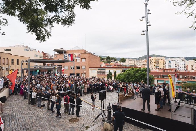 Un momento del acto