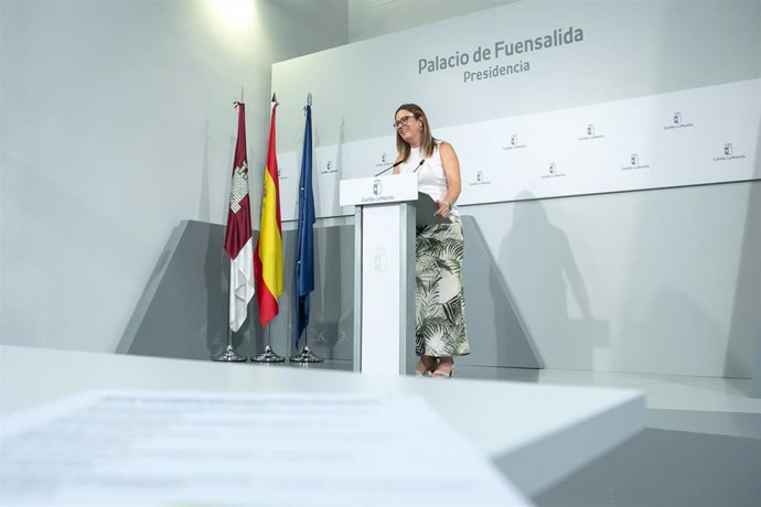 La consejera portavoz del Ejecutivo regional, Esther Padilla.