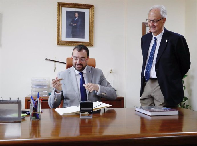 Adrián Barbón, en Soto del Barco