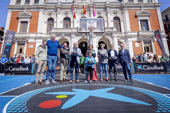 Archivo - Presentación del Circuito Plaza 3x3 CaixaBank en Valladolid.