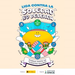 Cartel del concurso 'Liga para la soledad no deseada'.